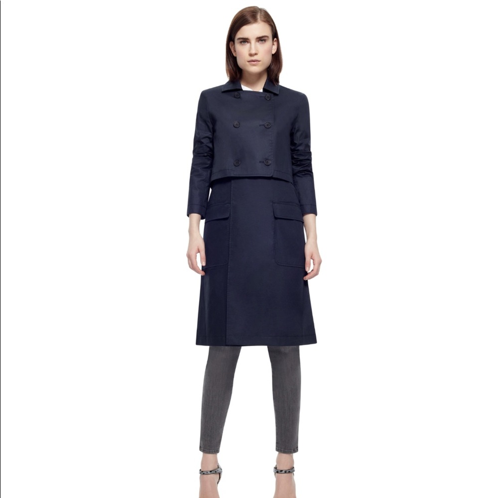 Tibi Seal Trench Coat
